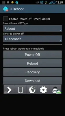 C Reboot android App screenshot 0