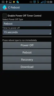 C Reboot android App screenshot 1